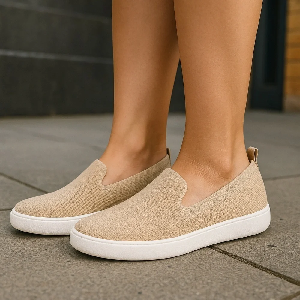 ❄️ Lane Bryant | Dream Cloud Stretch Knit Slip-On Sneaker Various